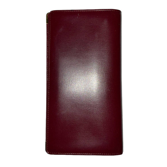 Vintage Cartier Cowhide Leather Credit Card Bifold Wallet NWOT - Picture 4 of 16